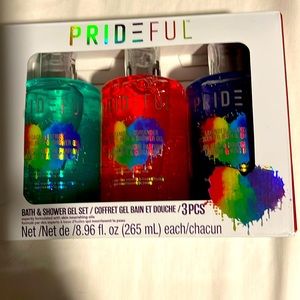 Prideful bath, and shower gel set